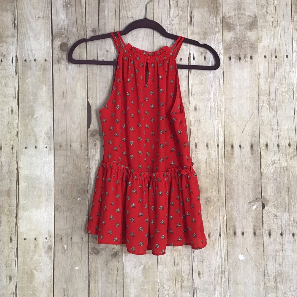 ✨HP✨LOFT Marigold Peplum Halter Tank Top - Picture 14 of 15